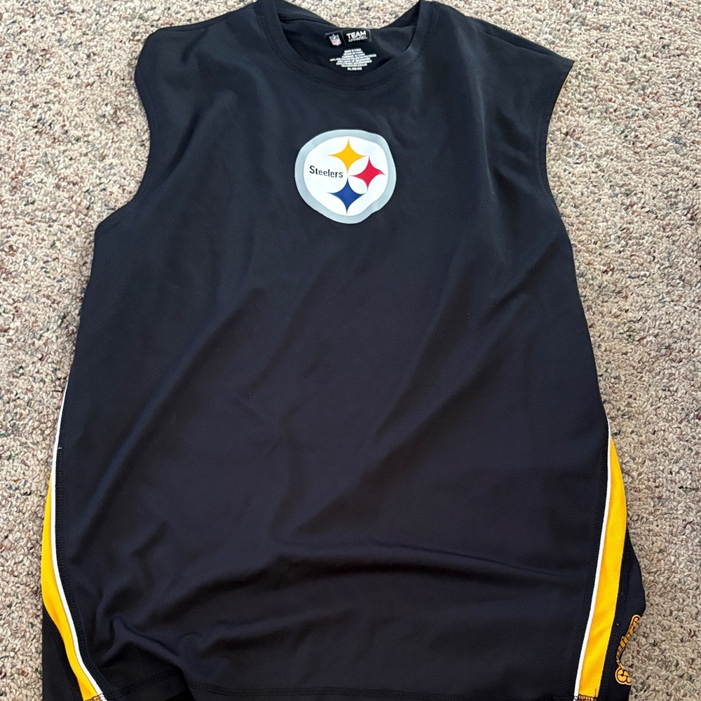 Team Apparel Black Steelers T-Shirt
